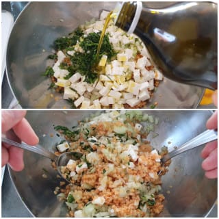 Salade lentilles corail, concombre, féta - Instruction 7