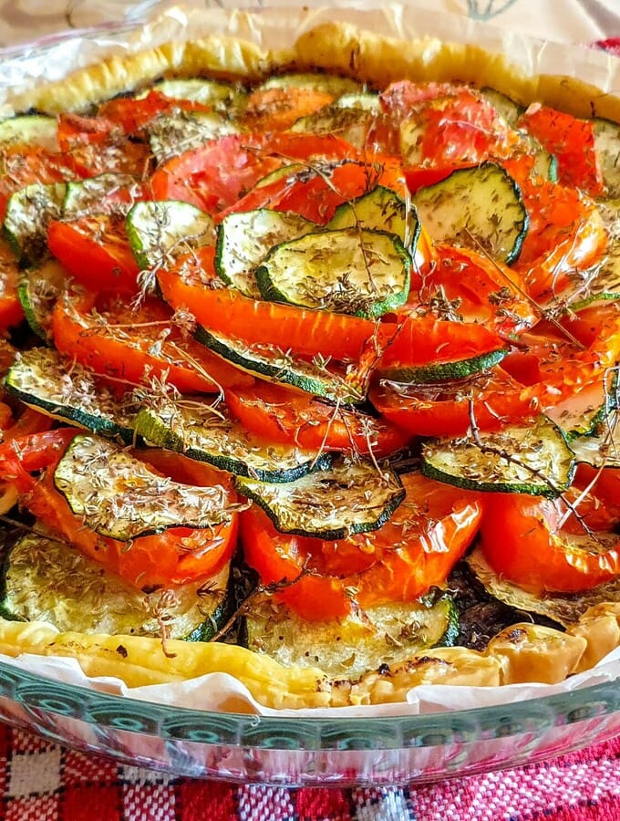 Tarte bayadère aux légumes d’été Tarte bayadère aux légumes d’été