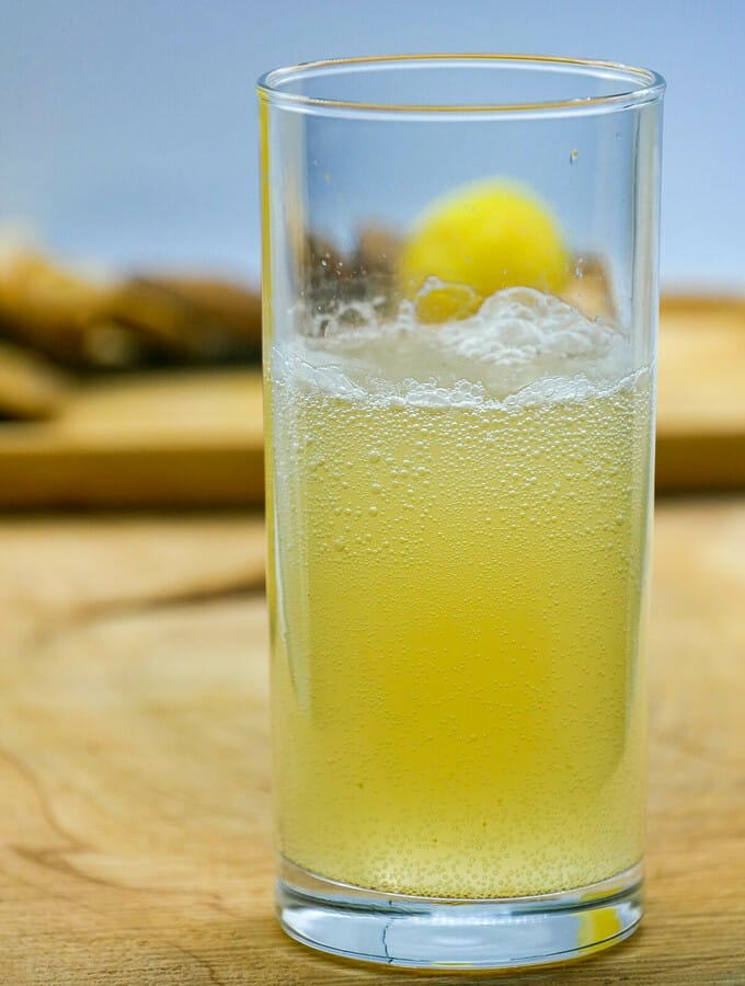 Mon kéfir maison eau fruits figue citron