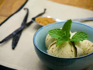 My muscovado vanilla ice cream