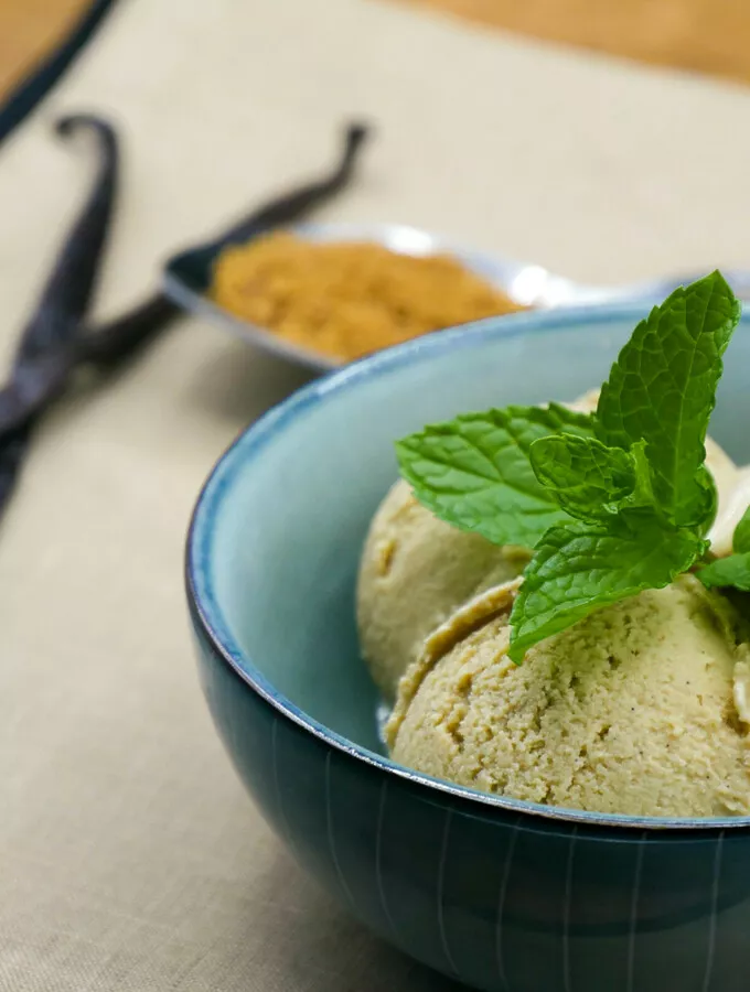 Ma crème glacée vanille muscovado