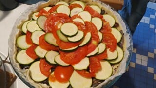 Tarte bayadère aux légumes d&rsquo;été - Instruction 4