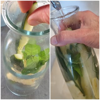 Eau de concombre détox - Instruction 5