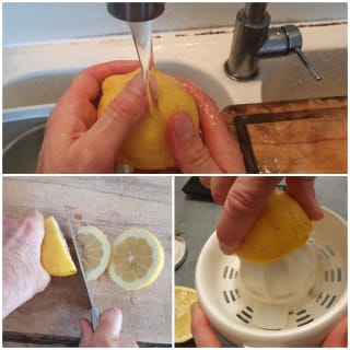 Eau de concombre détox - Instruction 1