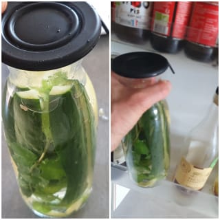 Eau de concombre détox - Instruction 6