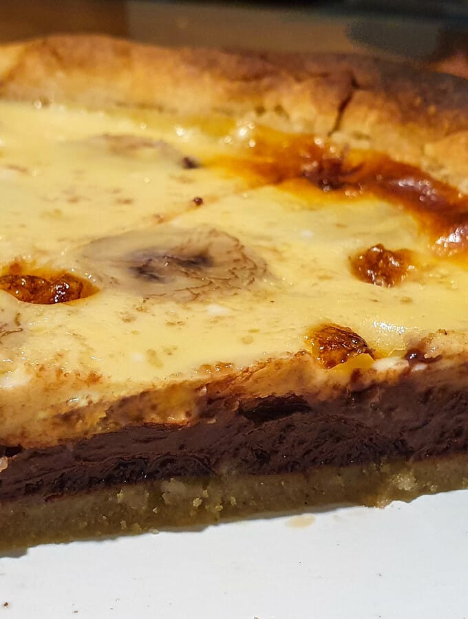 Ma Tarte Banane Chocolat Ma Tarte Banane Chocolat