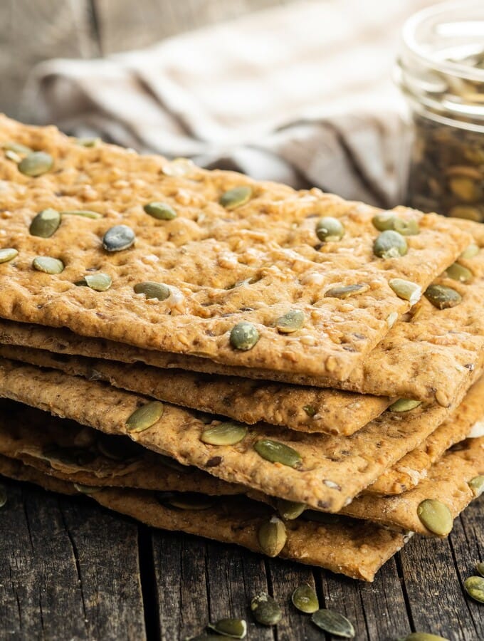 Crackers maison aux céréales