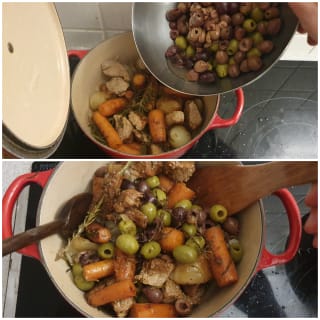 Sauté de veau aux olives – Instruction 6 Sauté de veau aux olives - Instruction 6