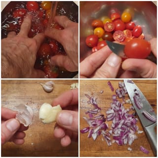 Mijoté d&rsquo;aubergines et haricots rouges au lait de coco - Instruction 2