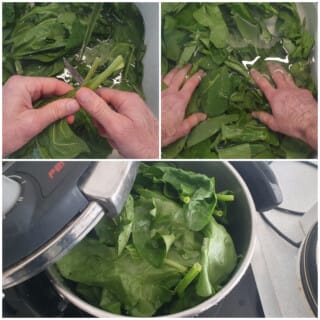 Tarte feuilletée chèvre épinards - Instruction 0