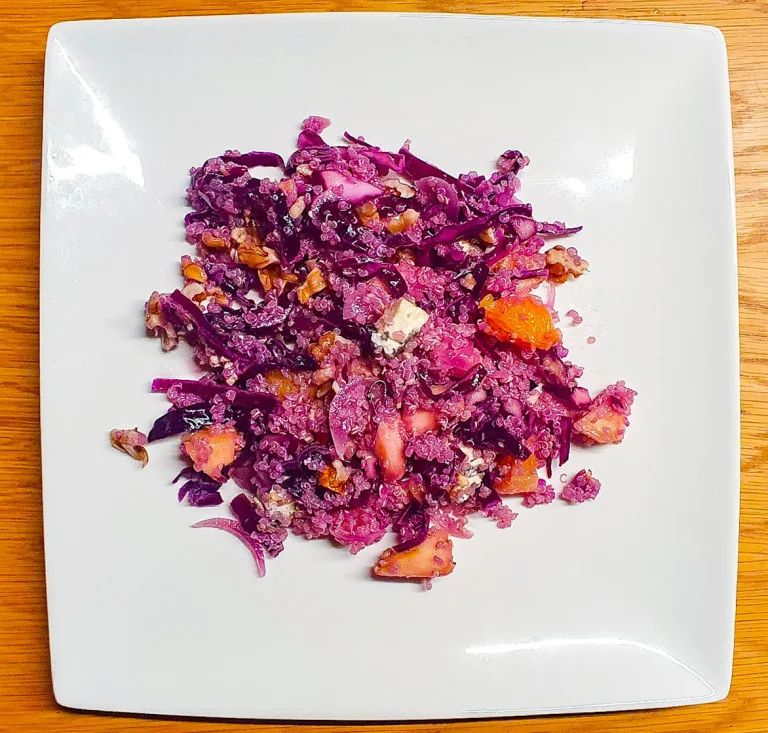 Salade quinoa et chou-rouge Salade quinoa et chou-rouge