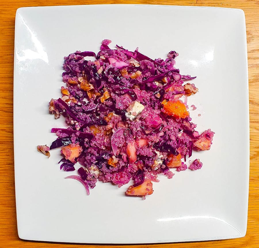 Quinoa and Red Cabbage Salad