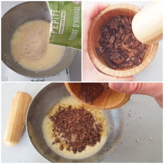 Tarte noix amandes chocolat - Instruction 2
