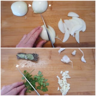 Ratatouille niçoise traditionnelle - Instruction 1