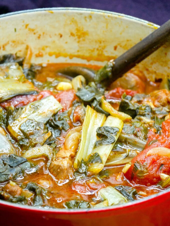 Blettes au cochon - Instruction