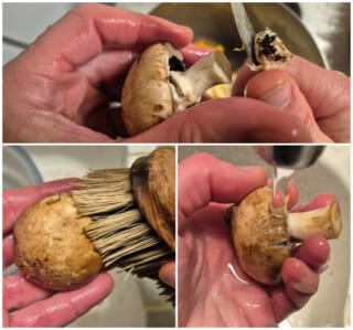 Crème de champignons au bacon - Instruction 1