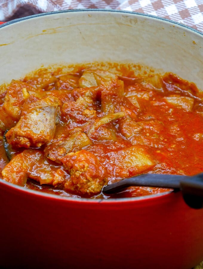 Ragoût de côtes de blettes, saucisse de Toulouse