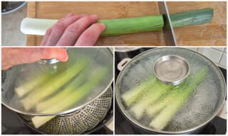 Mes poireaux vinaigrette faciles – Instruction 2 Mes poireaux vinaigrette faciles - Instruction 2