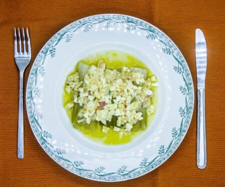My Easy Leeks with Vinaigrette