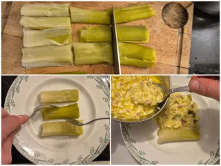 Mes poireaux vinaigrette faciles - Instruction 6