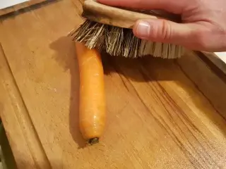 20190310_202255 (Petit) Brosser les carottes