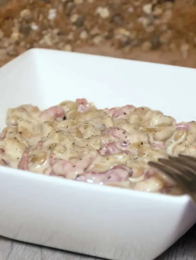 Flageolets à la crème fraîche