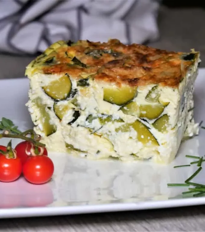 Flan de courgettes facile