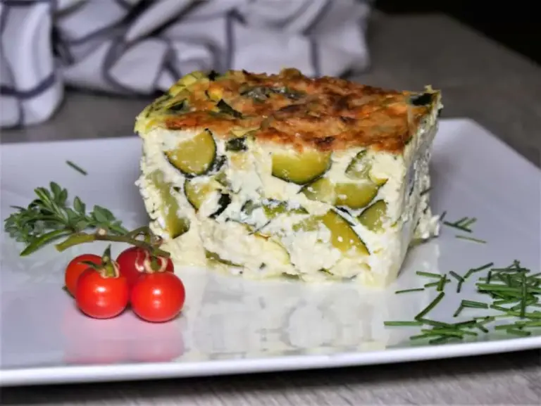 Flan de courgettes facile