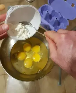 Omelette à l’aillet Omelette à l’aillet