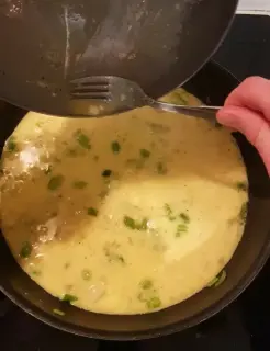 Omelette à l’aillet Omelette à l’aillet