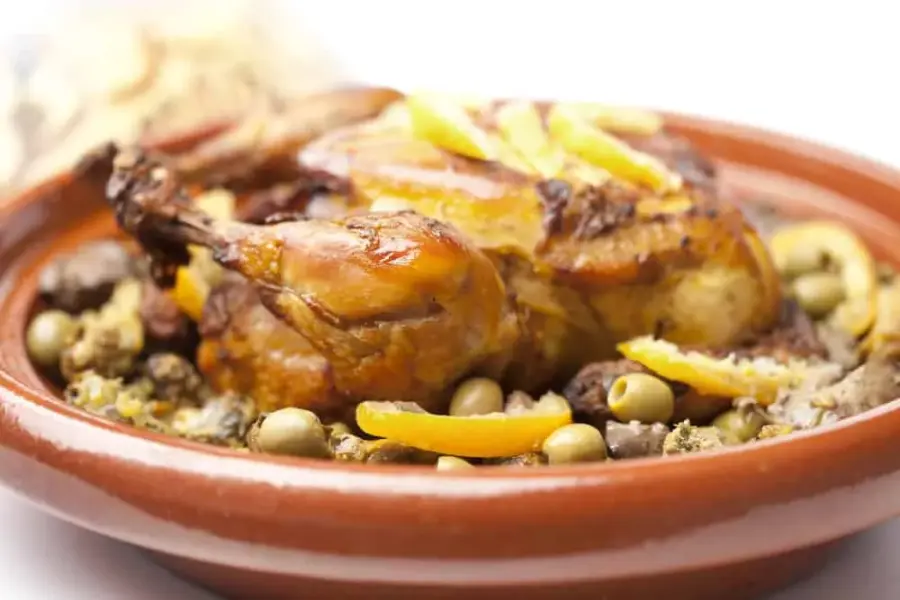 Chicken Tagine with Candied Lemon