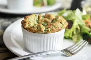 My Easy Spinach Soufflé