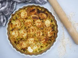 Goat Cheese and Leek Tart